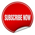 subscribe now sticker