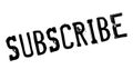 Subscribe rubber stamp