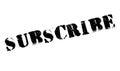 Subscribe rubber stamp