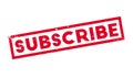 Subscribe rubber stamp