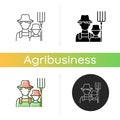 Subsistence farming icon