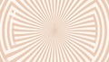 A subtle beige and cream colored abstract geometric pattern featuring a centrally focused radiating starburst design that Royalty Free Stock Photo