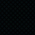Subtle black and teal vector minimalist seamless pattern with circular grid Royalty Free Stock Photo