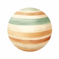 Subtle Color Variations: An Old Fashioned Striped Planet