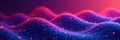 Subtle, continuous thin line wave pattern, flowing seamlessly , lines, digital