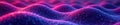 Subtle, continuous thin line wave pattern forming a seamless texture , dynamic, style