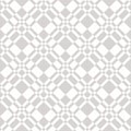 Square grid vector seamless pattern. Abstract gray and white geometric texture Royalty Free Stock Photo