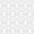 Subtle diamond grid vector seamless pattern. Luxury abstract geometric texture. Pale grey color Royalty Free Stock Photo