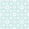 Subtle floral seamless texture. Vintage geometric pattern with small flowers