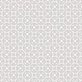Subtle funky geometric seamless pattern with circular mesh. Royalty Free Stock Photo