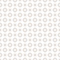 Subtle geometric background texture. Beige and white simple seamless pattern