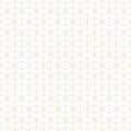 Subtle gold and white vector geometric linear pattern. Art deco background Royalty Free Stock Photo