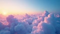 Subtle gradient sky, clouds seamlessly looping , visual, horizon, summer Royalty Free Stock Photo