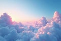 Subtle gradient sky, cloudscape seamless loop, sky, texture Royalty Free Stock Photo