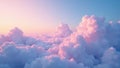 Subtle gradient sky, soft clouds seamlessly looping , vibrant, wallpaper Royalty Free Stock Photo