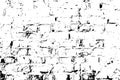 A subtle grunge texture, damaged old brick wall. Vector background. Royalty Free Stock Photo