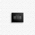 Subtle hexagonal dots pattern background