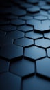 Subtle hexagonal grid pattern in clean monochromatic design