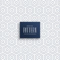 Subtle hexagonal lines pattern background
