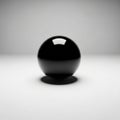 A subtle highlight on the sphere\'s polished surface, enhancing Royalty Free Stock Photo