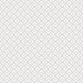 Subtle light gray and white vector geometric seamless pattern with smooth lines Royalty Free Stock Photo