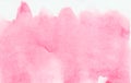 Subtle light pink alcohol ink abstract background. Liquid watercolor paint splash texture effect illustration for card design