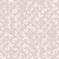 Subtle light pink vector seamless pattern with small triangles, halftone texture Royalty Free Stock Photo