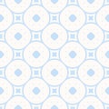 Subtle minimal geometric pattern in light blue and beige colors. Vector design Royalty Free Stock Photo