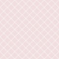 Subtle minimal seamless pattern with small dots in square grid. Pink and white Royalty Free Stock Photo