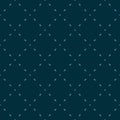 Subtle minimalist vector seamless pattern. Dark blue and teal minimal background Royalty Free Stock Photo