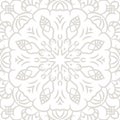 Subtle openwork vector seamless pattern Royalty Free Stock Photo