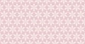 Subtle pink vector abstract floral geometric seamless pattern in Oriental style Royalty Free Stock Photo