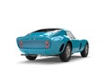 Subtle turquoise vintage sports car Royalty Free Stock Photo