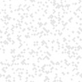 Subtle vector abstract pixel mosaic background. Light gray seamless pattern Royalty Free Stock Photo