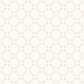 Geometric seamless pattern with delicate rounded grid, net, mesh, lace, lattice, weave Royalty Free Stock Photo