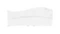 A subtle vector background with a white wavy grid or mesh pattern. vector design Generative AI Royalty Free Stock Photo