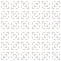 Subtle vector geometric seamless pattern. Abstract ethnic graphic background. Grey and white color Royalty Free Stock Photo