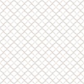 Subtle vector geometric seamless pattern. Simple white and beige mesh texture Royalty Free Stock Photo