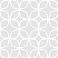 Subtle vector linear ornament. Abstract geometric seamless pattern with grid, diamonds, net, lattice texture. Simple light grey Royalty Free Stock Photo
