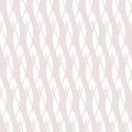Subtle vector seamless pattern with diagonal ropes, threads, stripes, wavy lines Royalty Free Stock Photo