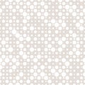 Subtle vector seamless pattern with small randomly scattered circles, squares Royalty Free Stock Photo