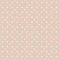 Subtle vector seamless pattern with small square shapes, dots in regular grid Royalty Free Stock Photo