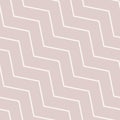 Subtle vector seamless pattern with thin diagonal lines, chevron, zigzag Royalty Free Stock Photo