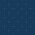 Subtle vector seamless pattern with tiny diamonds, stars. Dark blue and beige Royalty Free Stock Photo