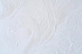 Elegant White Textured Feather Design, Decorative Background Royalty Free Stock Photo