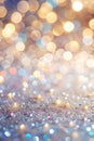 Soft-focus white sparkles with blurred bokeh background Royalty Free Stock Photo