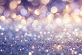 Subtle white sparkles in a soft-focus setting. Modern blurred bokeh background with soft details with bright and brilliant colors Royalty Free Stock Photo