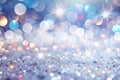 Soft-focus white sparkles background Royalty Free Stock Photo