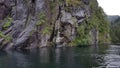 The subtlety of the small waterfall, fjord cruise Bergen-Mostraumen, Norway Ã¢â¬â July 2017