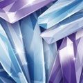 Subtly across the crystalline structures adding depth and visual Royalty Free Stock Photo